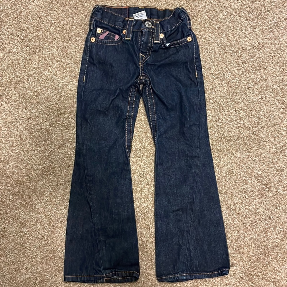 True Religion, child flare jeans, size 6